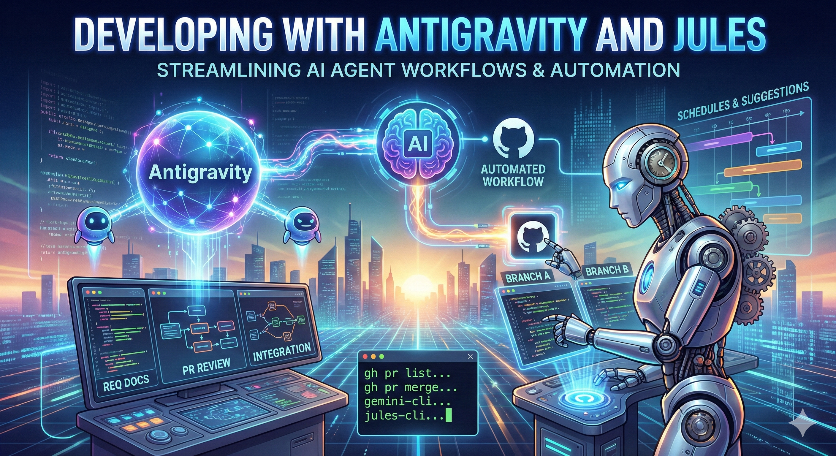 Developing with Antigravity and Jules