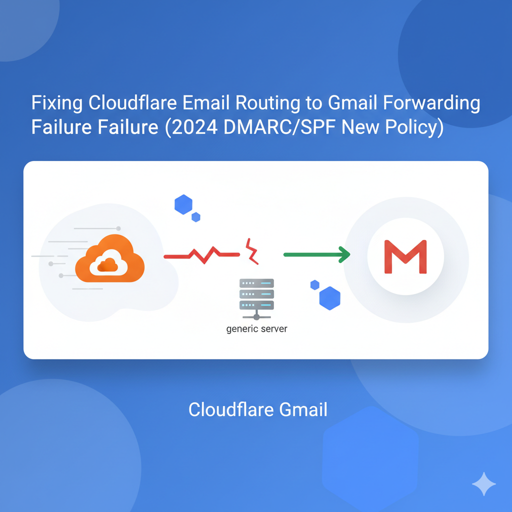 [Solution] Fixing Cloudflare Email Routing Forwarding Failures to Gmail (New 2024 DMARC/SPF Policies)