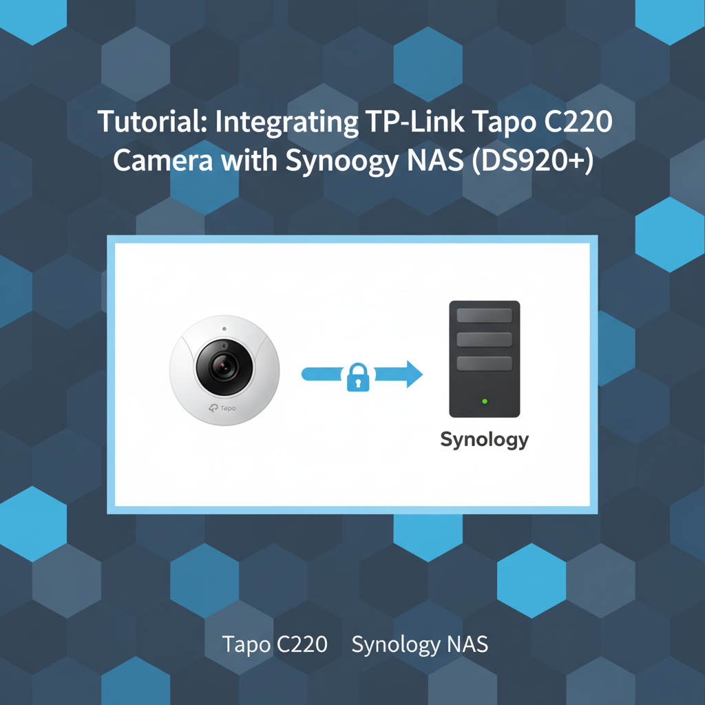 [Tutorial] Integrating TP-Link Tapo C220 Camera with Synology NAS (DS920+) for Recording and Remote Access